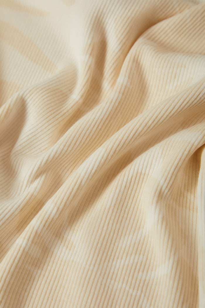 Women's Ringer Organic A-Tank in the color Off White/Olive Stone - Additional Laydown image