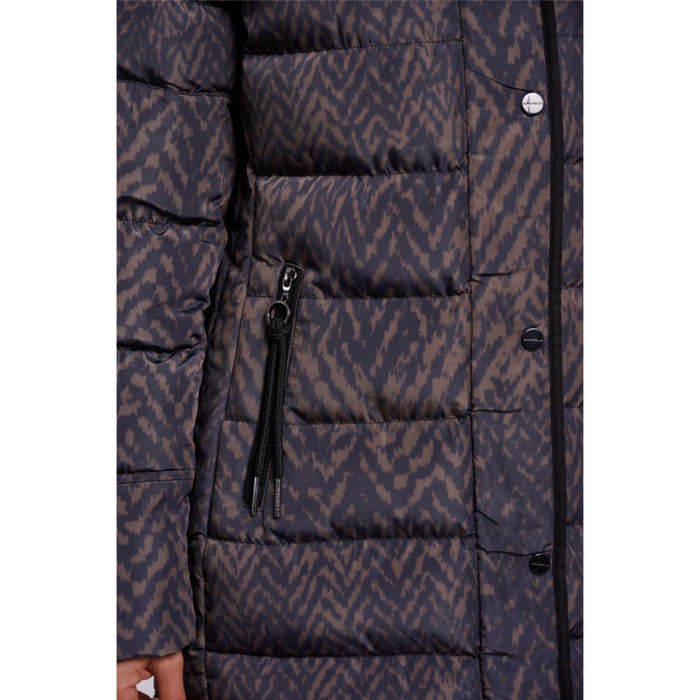 Rino & Pelle Nusa.7002612 Bark Blurry Graphic Padded Coat