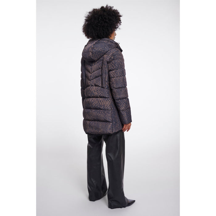 Rino & Pelle Nusa.7002612 Bark Blurry Graphic Padded Coat