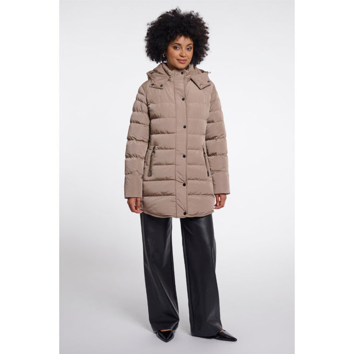 Rino & Pelle Nusa.7002612 Toffee Padded Coat
