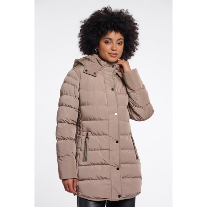 Rino & Pelle Nusa.7002612 Toffee Padded Coat