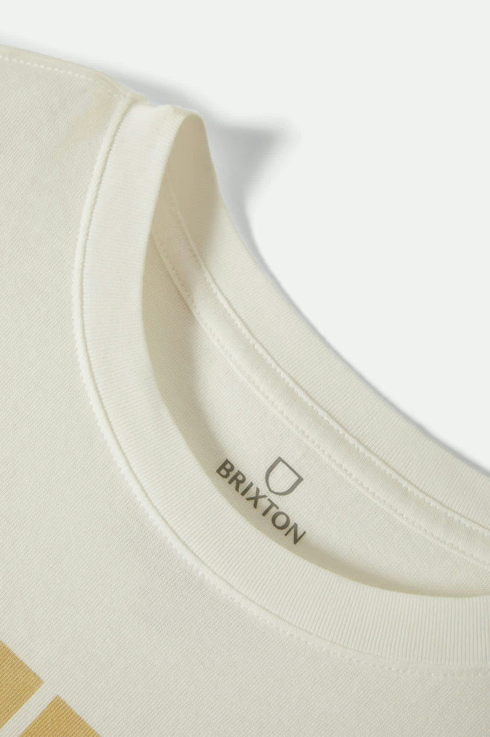 Women's Rocky Mountain Oversized Boyfriend T-Shirt in the color Off White - Additional Laydown image