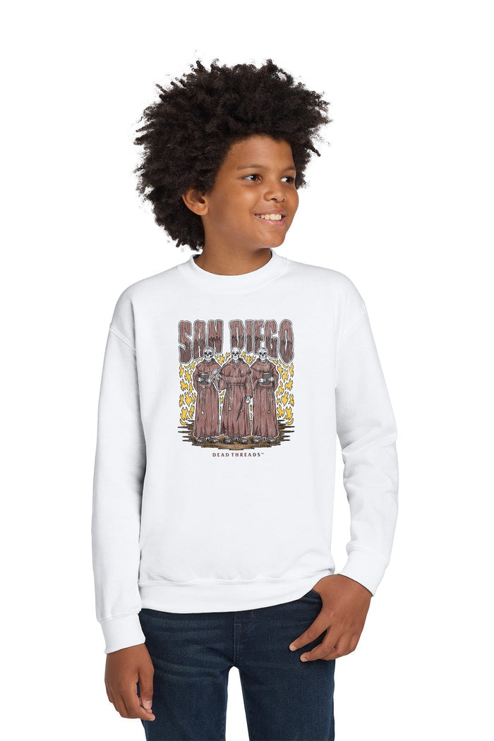 SAN DIEGO BASEBALL KIDS CREWNECK SWEATSHIRT – Kids clothes – Dead Threads Apparel