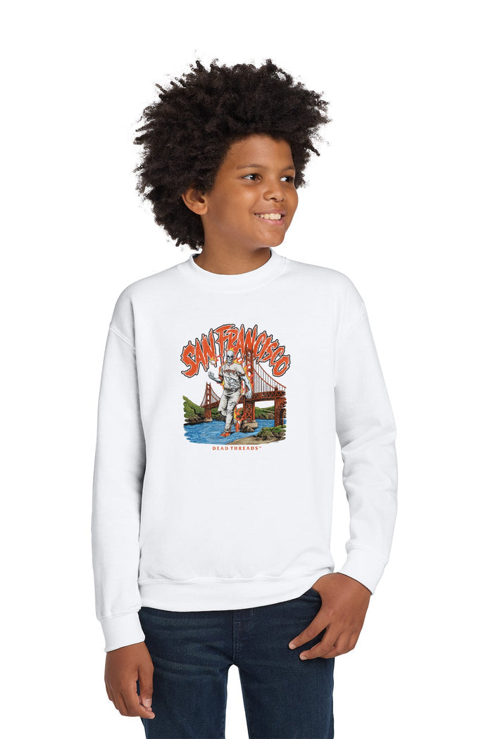 SAN FRANCISCO BASEBALL KIDS CREWNECK SWEATSHIRT – Kids clothes – Dead Threads Apparel