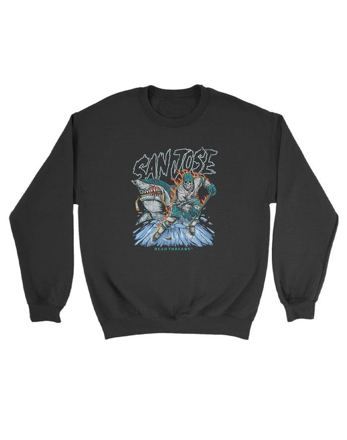 SAN JOSE HOCKEY KIDS CREWNECK SWEATSHIRT – Kids clothes – Dead Threads Apparel