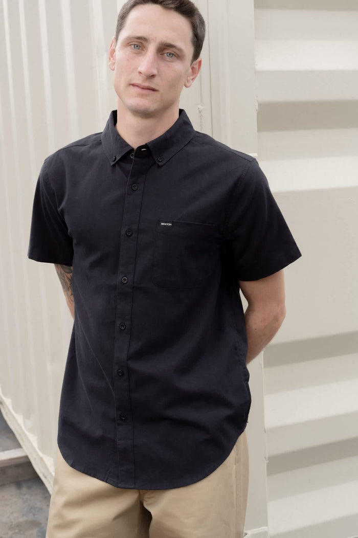 Men's Sanford Oxford Woven in the color Black - Men's Lifestyle 2.0