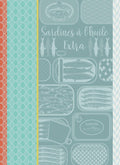 Sardines a l'Huile Tea Towel in Turquoise - Wilson Lee
