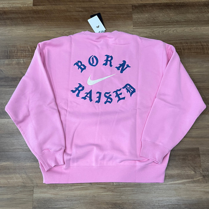 Nike SB Born X Raised Crewneck Sweatshirt in the 'Rocker Pink'