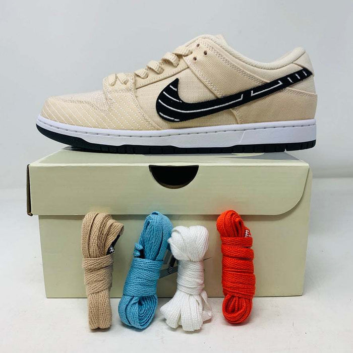 Nike SB Dunk Low Albino and Preto sneakers brand new in good box with extra laces 2023