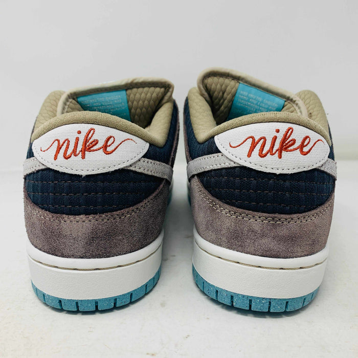Nike SB Dunk Low Big Money Savings sneakers, rear view.