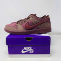 Nike SB Dunk Low City Of Love Burgundy Crush sneakers brand new with red laces 2024