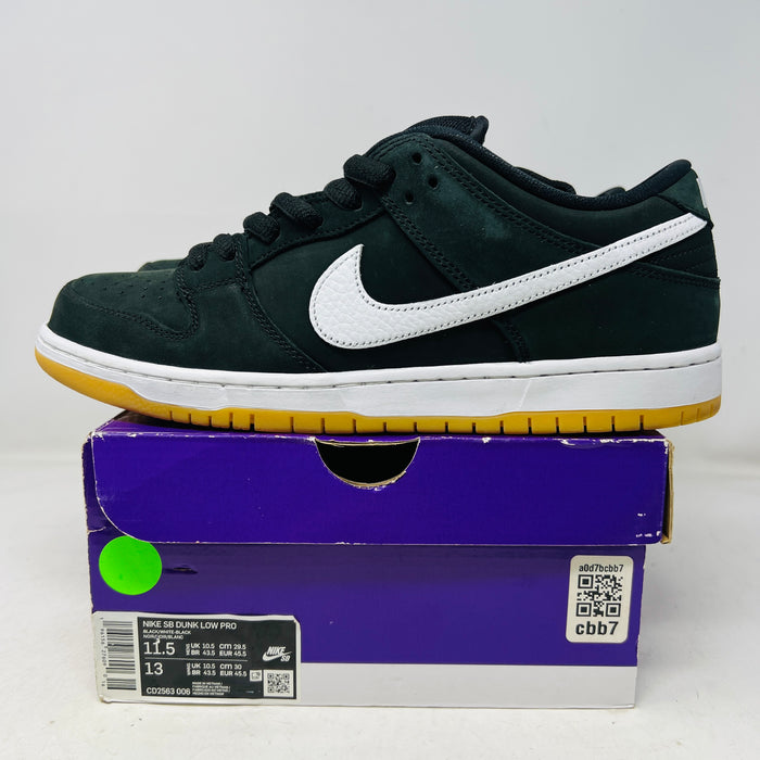 Nike SB Dunk Low Pro Black Gum