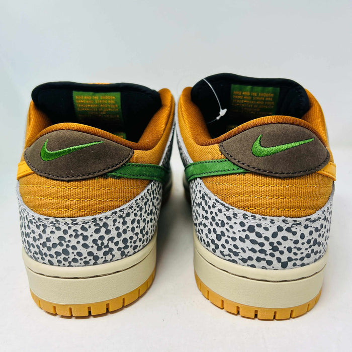Nike SB Dunk Low Safari sneakers, 2020, brand new condition, spotted pattern.