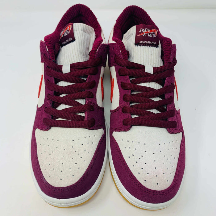 Nike SB Dunk Low Skate Like a Girl sneakers, brand new, maroon and white, 2022 model.