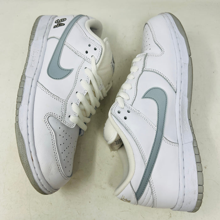 Nike SB Dunk Low Supreme 94 White Metallic Silver