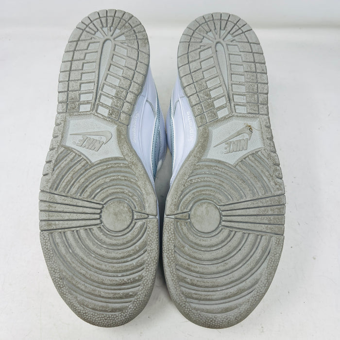 Nike SB Dunk Low Supreme 94 White Metallic Silver