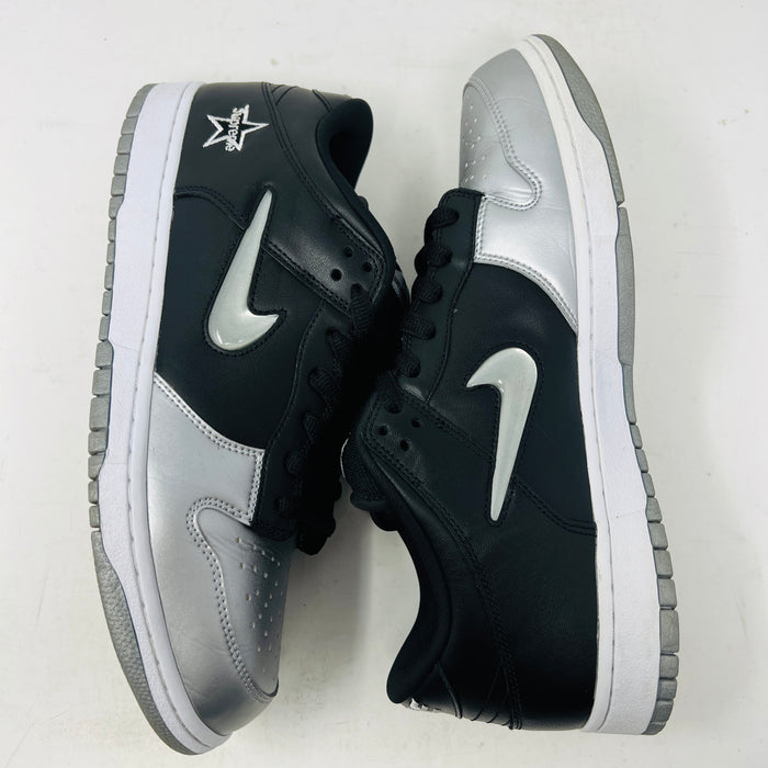 Nike SB Dunk Low Supreme Jewel Swoosh Silver