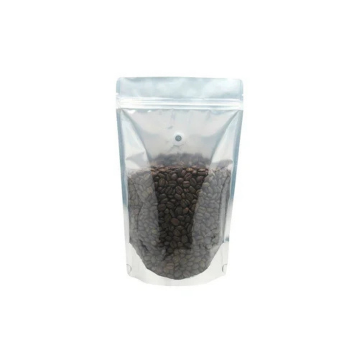Sealer Sales MUB4Z133-NZ Metallized Stand Up Zip Pouches (110g), Black Kraft