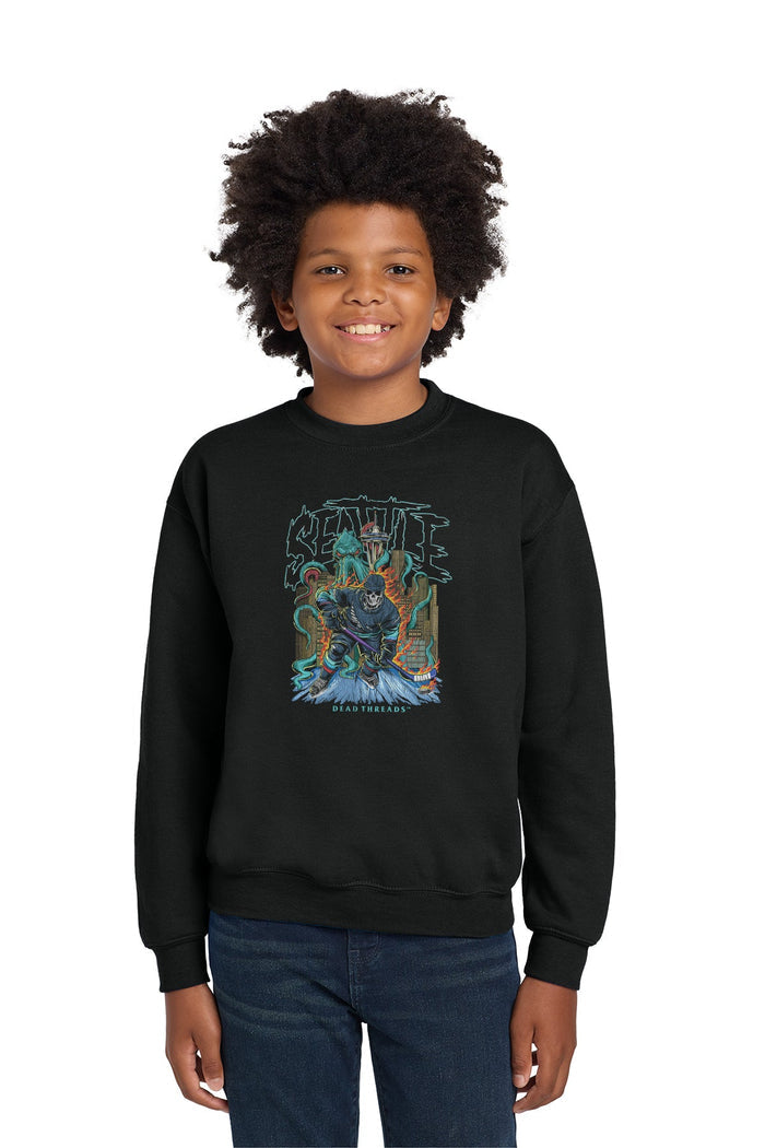 SEATTLE HOCKEY KIDS CREWNECK SWEATSHIRT – Kids clothes – Dead Threads Apparel