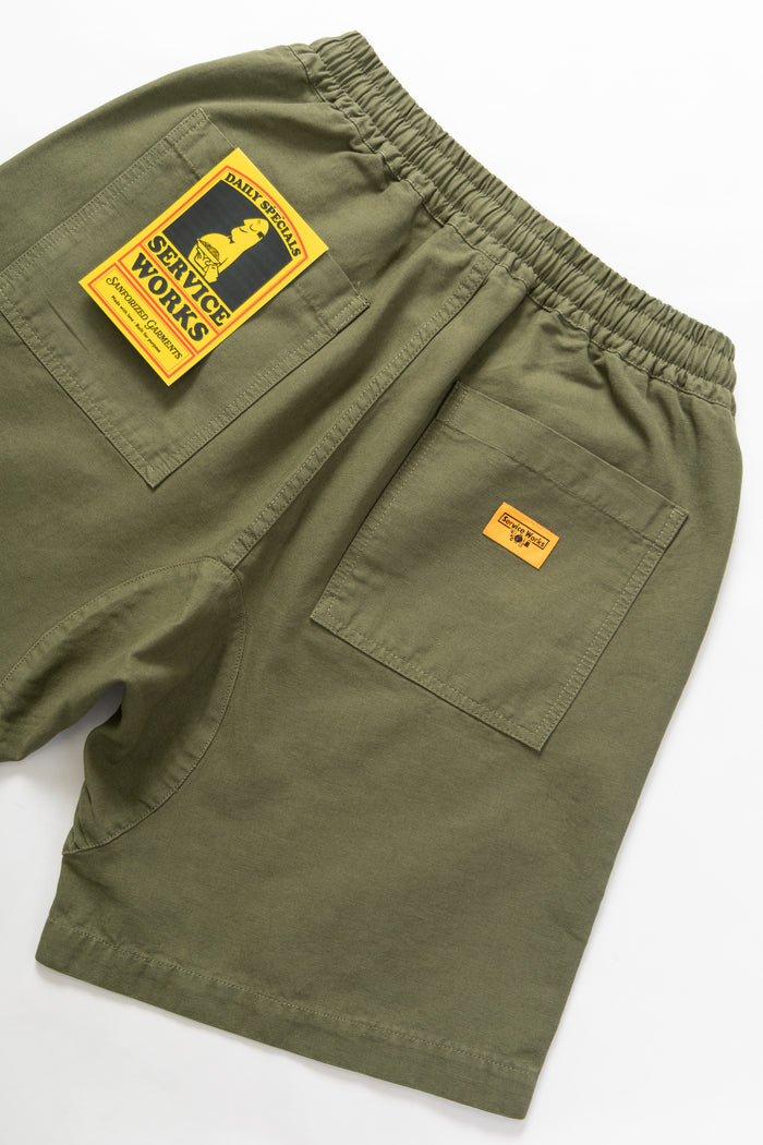 Service Works - Classic Chef Shorts - Olive