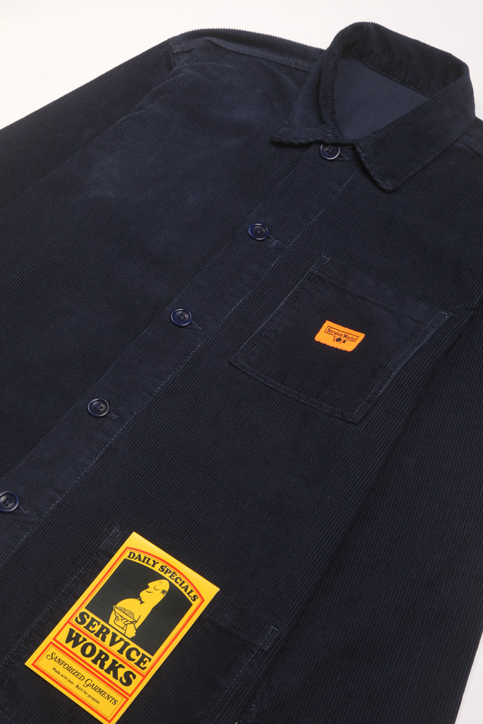 Service Works - Corduroy Chore Shirt - Navy