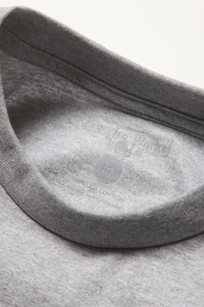 Service Works - Mind, Body and Soul Tee - Ash