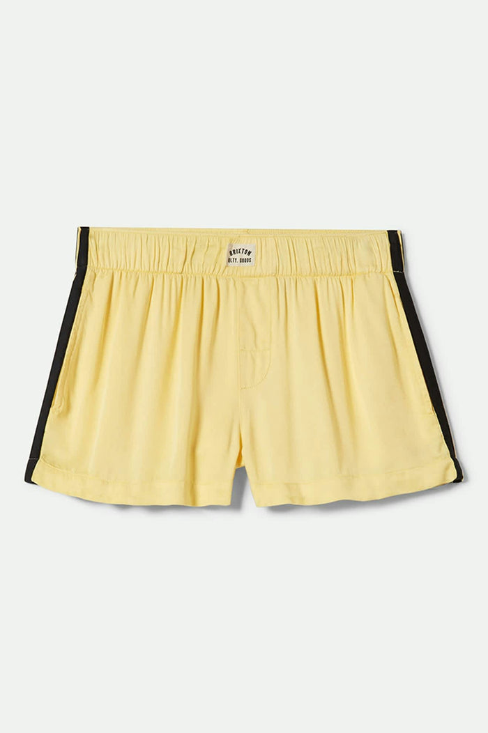 Women's Silky Boxer Short in the color Panna Cotta - Front Product View