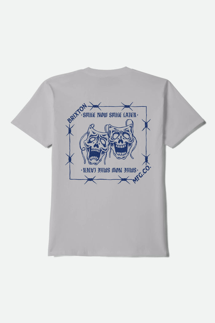Smile Always Short Sleeve T-Shirt - Pebble Stone Worn Wash