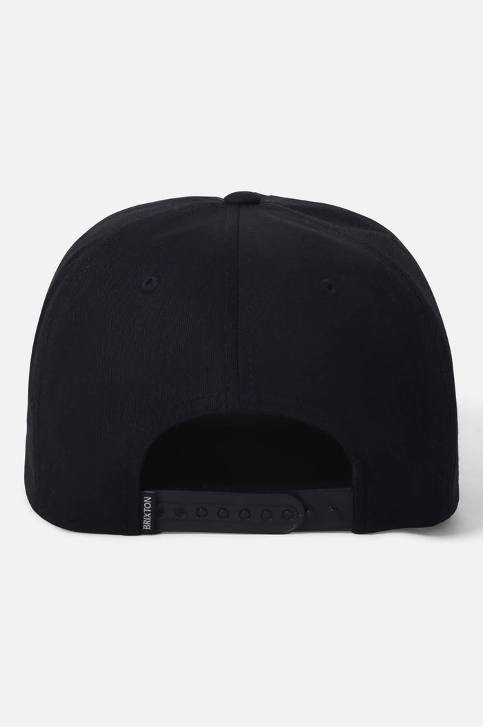 Unisex Smile Always Snapback in the color Black - Additional Laydown image