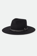 Unisex Sonoran Cowboy Hat in the color Black - Front Product Laydown Image