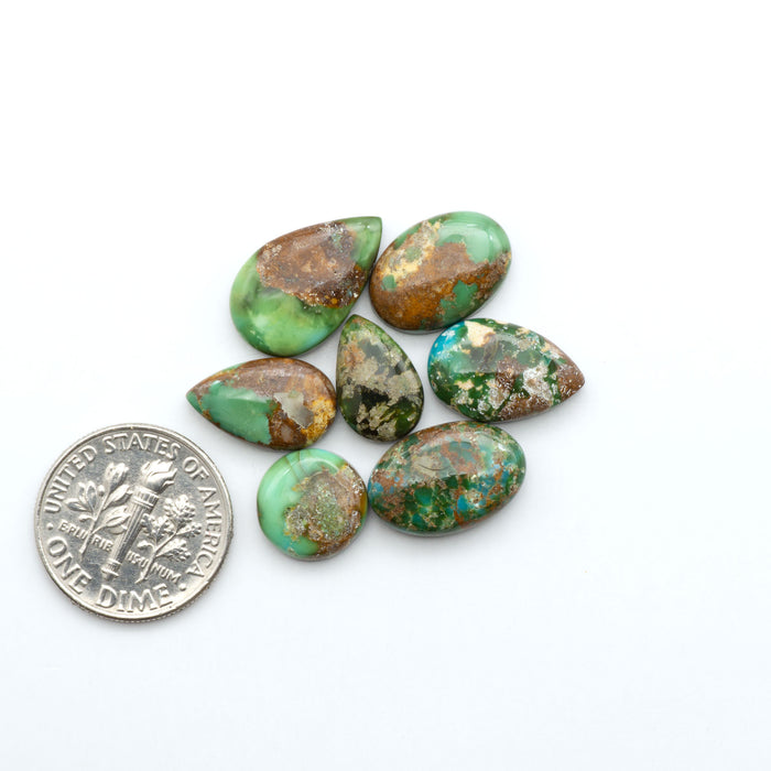 Sonoran Mountain Turquoise showcases a stunning blend of blue and green hues and natural patterns that make it a must-have for any jewelry collection.