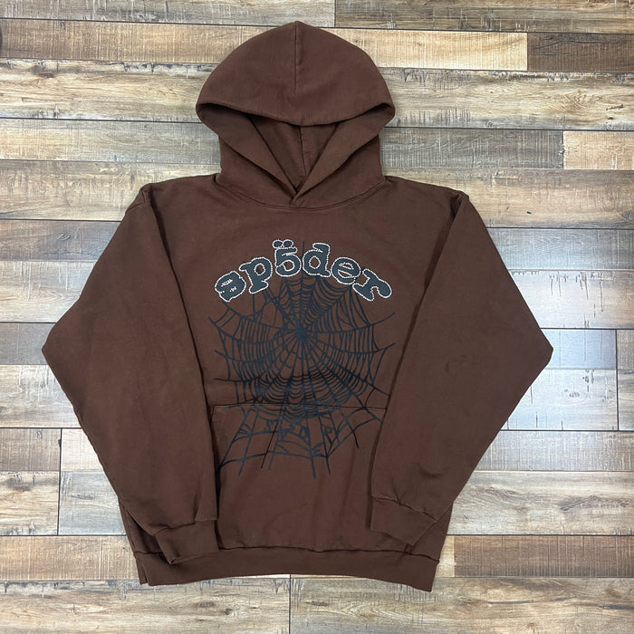 Sp5der Complexcon Exclusive OG Web Rhinestone Hoodie