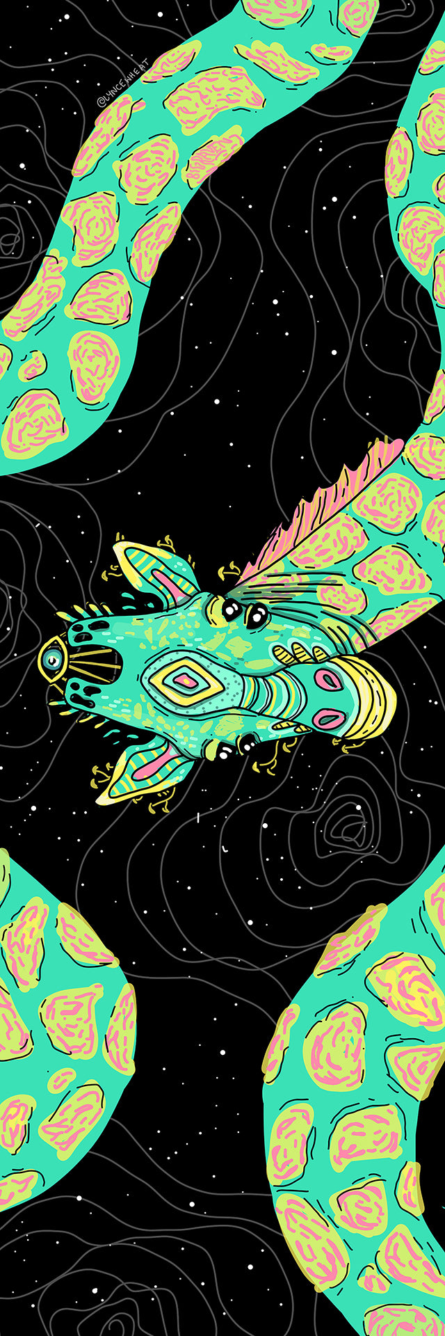 Space Giraffe by Lyn Sweet