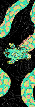 Space Giraffe by Lyn Sweet