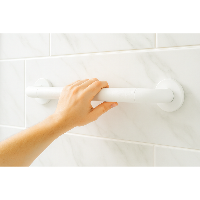 Safety Grab Bar Steel Primanova close-up detail