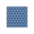 Star Lattice Blue/Silver Cocktail Napkin - Wilson Lee