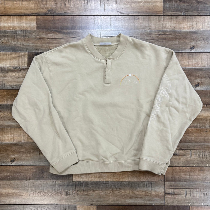 Stardust Henley Crewneck (Beige)