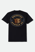 Steele Short Sleeve Standard T-Shirt - Black