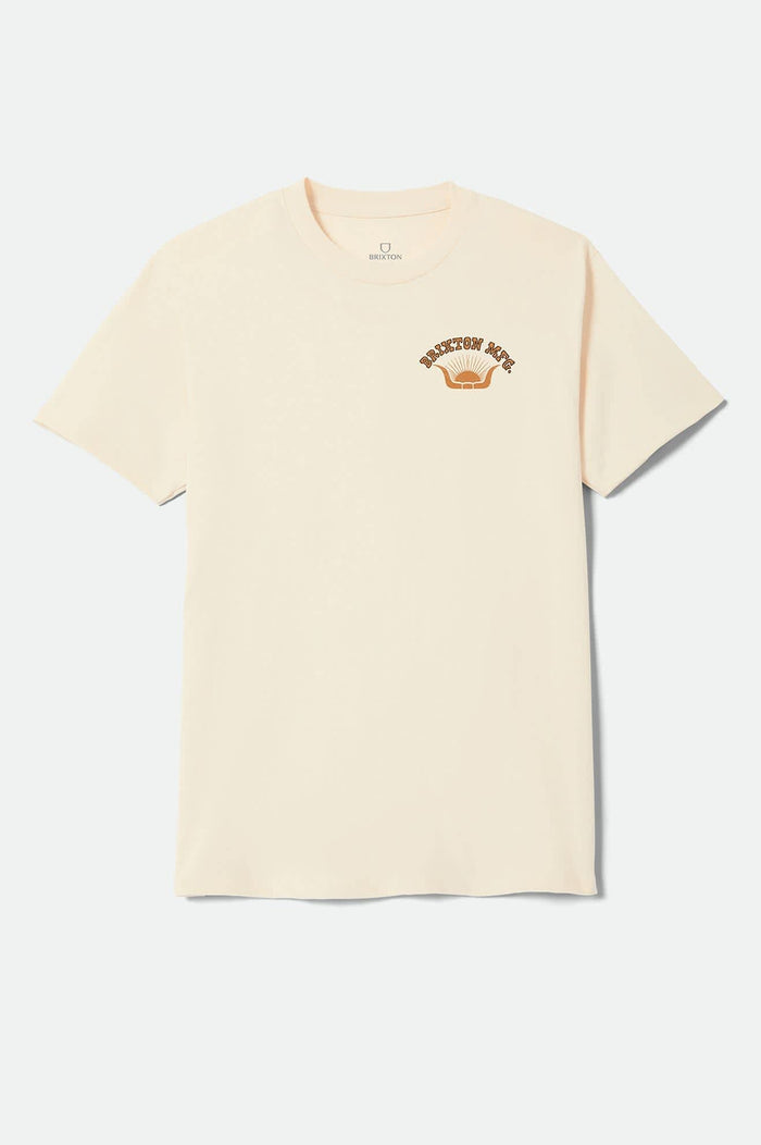 Men's Stirrup Standard T-Shirt in the color Cream - Front Product Laydown Image