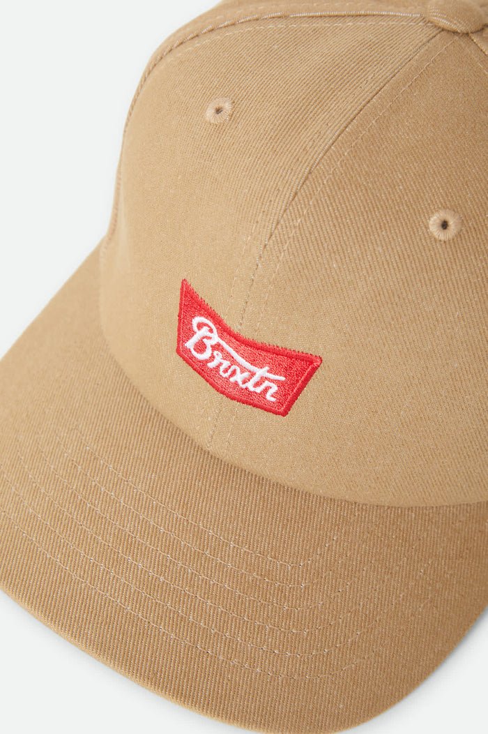 Unisex Stith Adjustable Hat in the color Khaki - Additional Laydown image