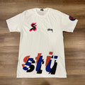 Stussy Back To Back Tee White