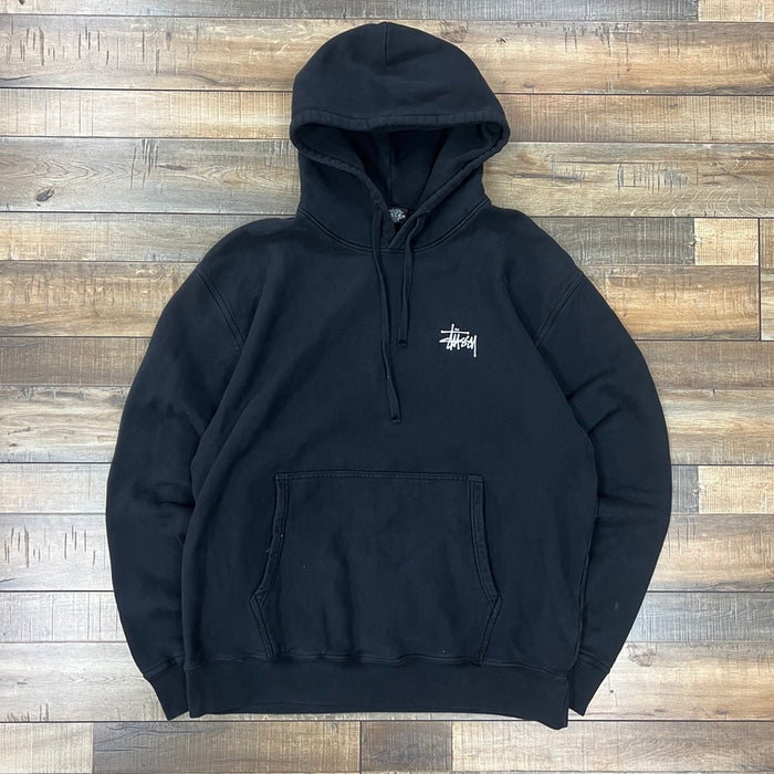 STUSSY Basic Hoodie Black