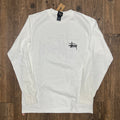 Stussy Basic Long Sleeve Tee White