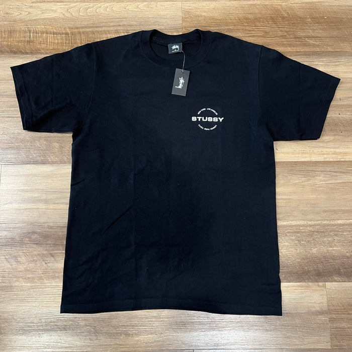 Stüssy City Circle Short Sleeve T-Shirt Black