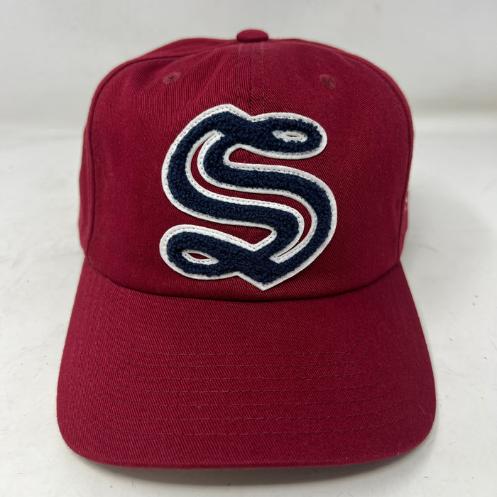 Stussy Mid Depth Chenille S Cap Wine