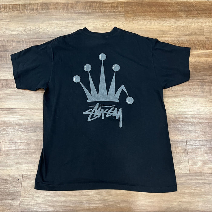 Stussy Regal Crown Pigment Dyed Tee Black