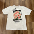 Stüssy Summer '19 "No Bad Days" Carnation T-shirt White