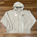 Stussy x Nike Fleece Zip Hoodie Grey Heather