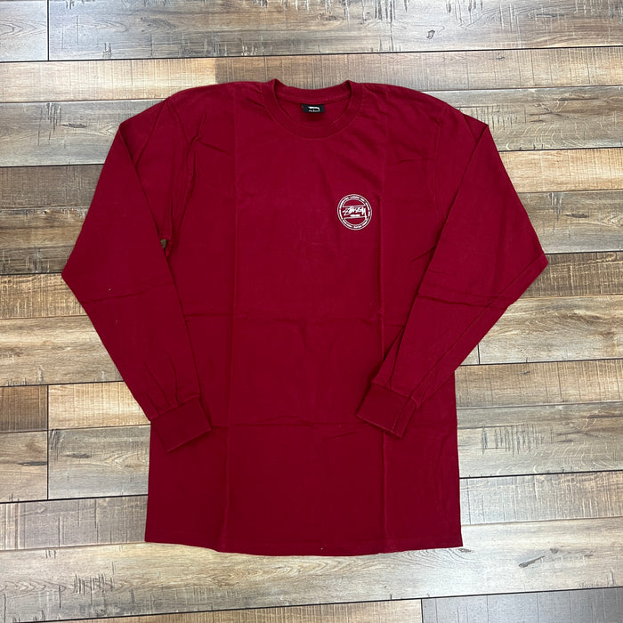 Stüssy x Très Bien Long Sleeve Dark Red