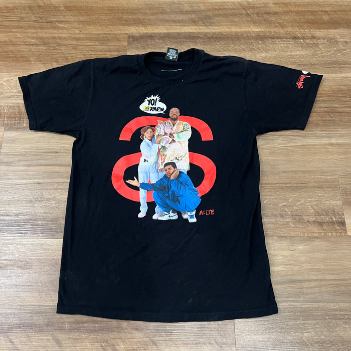 Stussy x Yo! MTV Raps MC Lyte T-shirt Black